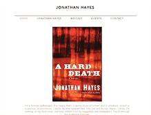 Tablet Screenshot of jonathanhayes.com